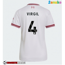 Ženske Nogometnih dresov Liverpool Virgil van Dijk #4 Gostujoči 2026-27 Kratki rokavi